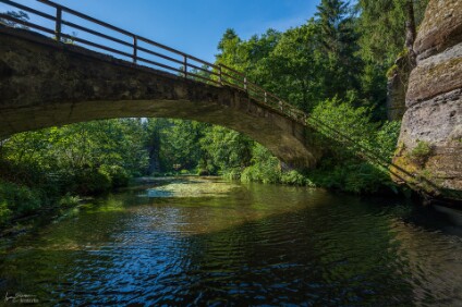 Stahlbetonbrücke von 1902, Böhmische Schweiz