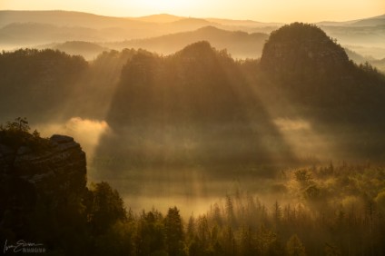 Die Strahlen des Morgens Teichstein und Kanstein