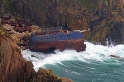 Wrack der RMS Mühlheim, Lands End, Cornwall