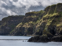 Wasserfal und Klippen am Kinbane Head (Nordirland)  6D 55006-HDR 1024 © Iven Eissner : Atlantik, Aufnahmeort, County Antrim, Europa, Gewässer, Landschaft, Meer, Nordirland, UK, Wasserfall