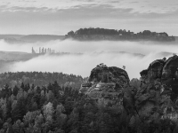 Gamrig und Festung (II)  Iven Eissner © Iven Eissner : Aufnahmeort, Deutschland, Elbsandsteingebirge, Europa, Landschaft, Nationalpark, Nebel, Sachsen, Sächsische Schweiz