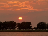 Sonnenuntergang überm Bodden, Zarrenzin, Blick gegen Bock  6D 120922 1024 © Iven Eissner : Aufnahmeort, Deutschland, Europa, Mecklenburg-Vorpommern