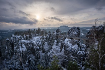 Bastei im Winter