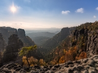 Blick über Einser (Großer Prebischkegel), Zuckerhut und Beckstein  6D 151666-HDR 1024 © Iven Eissner : Aufnahmeort, Böhmen, Böhmische Schweiz, Europa, Tschechien