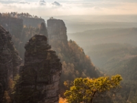 Blick über Einser (Großer Prebischkegel), Zuckerhut und Beckstein  6D 151681 2k © Iven Eissner : Aufnahmeort, Böhmen, Böhmische Schweiz, Europa, Tschechien