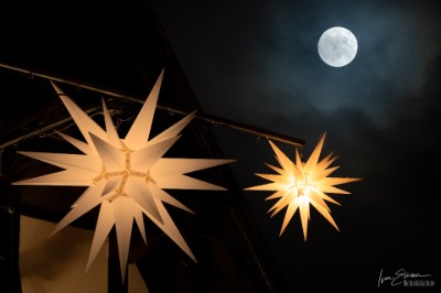 (November) Mond und Sterne