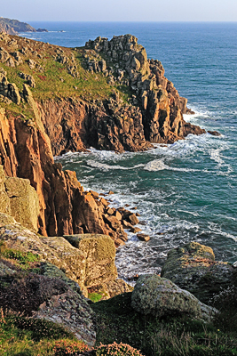 cornish coast, Steilküste nahe Lands End