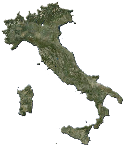 Italien Umriss Satelitenbild Italien Umriss Satelitenbild